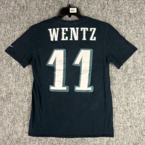 Philadelphia Eagles Shirt Medium Mens Football NFL Wentz Athletic Cut Nike - Picture 1 of 9